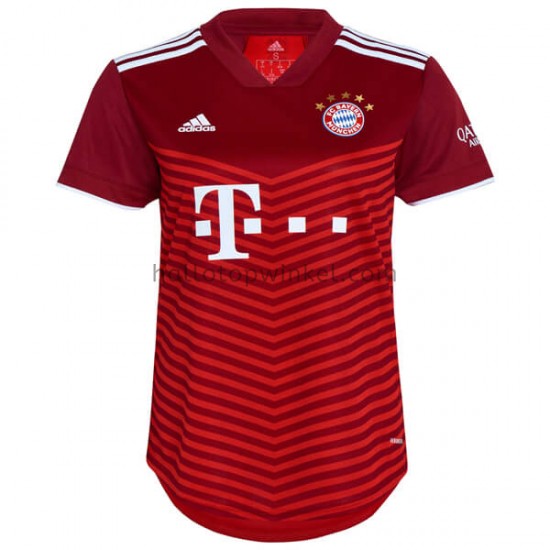 FC Bayern München Voetbalshirt Dames Thuis Tenue 2021-2022 Korte Mouw