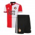 Feyenoord Rotterdam Voetbalshirt Kleuters/Kids Thuis Tenue 2021-2022 Korte Mouw