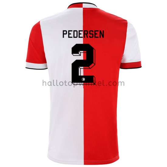 Feyenoord Rotterdam Voetbalshirt Marcus Pedersen 2 Thuis Tenue 2021-2022 Korte Mouw