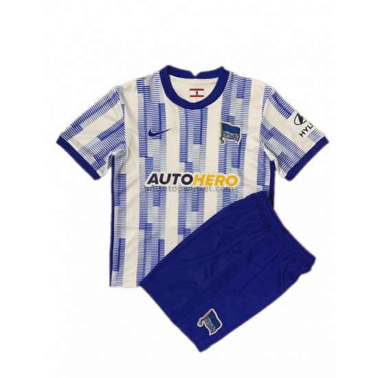 Hertha BSC Voetbalshirt Kleuters/Kids Thuis Tenue 2021-2022 Korte Mouw