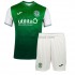 Hibernian Voetbalshirt Kleuters/Kids Thuis Tenue 2021-2022 Korte Mouw