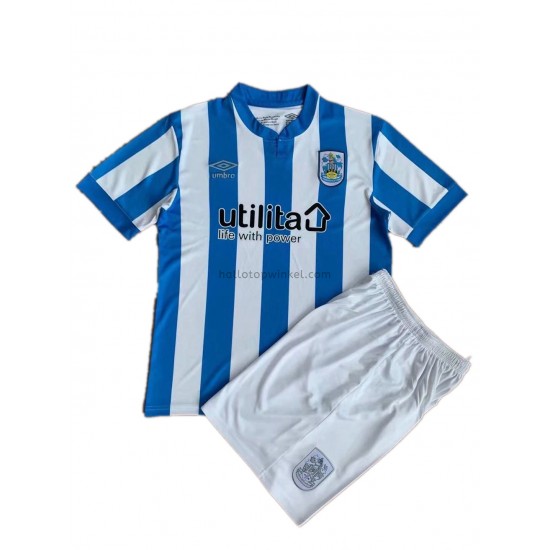 Huddersfield Voetbalshirt Kleuters/Kids Thuis Tenue 2021-2022 Korte Mouw