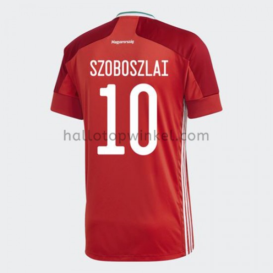 Hongarije Voetbalshirt Dominik Szoboszlai 10 Thuis Tenue EK 2020 Korte Mouw