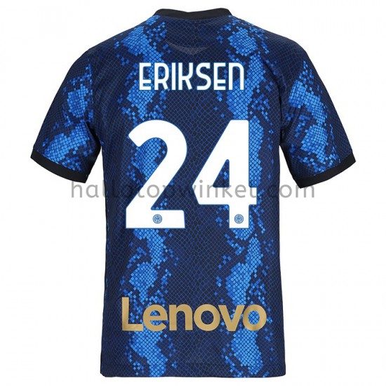 Inter Milan Voetbalshirt Voetbalshirt Christian Eriksen 24 Thuis Tenue 2021-2022 Korte Mouw