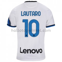Inter Milan Voetbalshirt Voetbalshirt Lautaro Martinez 10 Uit Tenue 2021-2022 Korte Mouw