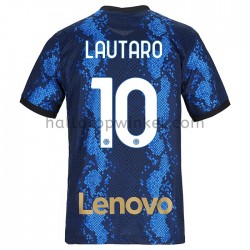 Inter Milan Voetbalshirt Voetbalshirt Lautaro Martinez 10 Thuis Tenue 2021-2022 Korte Mouw