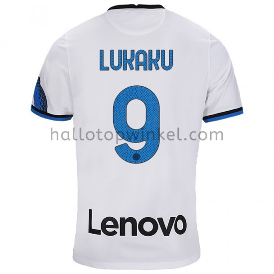 Inter Milan Voetbalshirt Voetbalshirt Romelu Lukaku 9 Uit Tenue 2021-2022 Korte Mouw