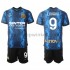 Inter Milan Voetbalshirt Voetbalshirt Romelu Lukaku 9 Kleuters/Kids Thuis Tenue 2021-2022 Korte Mouw