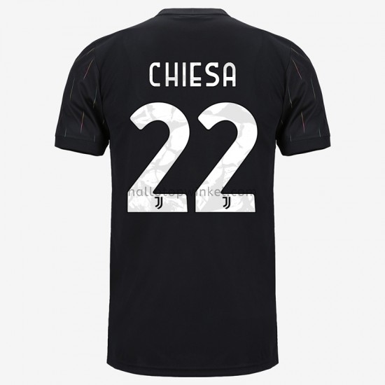 Juventus Voetbalshirt Federico Chiesa 22 Uit Tenue 2021-2022 Korte Mouw