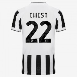 Juventus Voetbalshirt Federico Chiesa 22 Thuis Tenue 2021-2022 Korte Mouw
