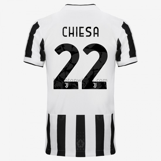 Juventus Voetbalshirt Federico Chiesa 22 Thuis Tenue 2021-2022 Korte Mouw