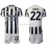 Juventus Voetbalshirt Federico Chiesa 22 Kleuters/Kids Thuis Tenue 2021-2022 Korte Mouw