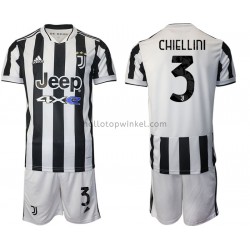 Juventus Voetbalshirt Giorgio Chiellini 3 Kleuters/Kids Thuis Tenue 2021-2022 Korte Mouw