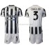 Juventus Voetbalshirt Giorgio Chiellini 3 Kleuters/Kids Thuis Tenue 2021-2022 Korte Mouw