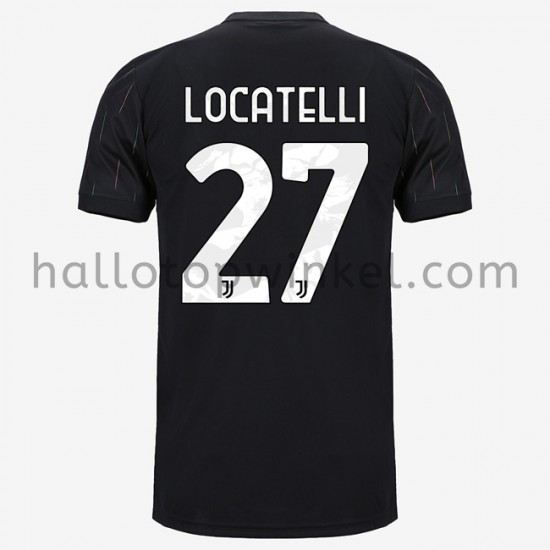Juventus Voetbalshirt Manuel Locatelli 27 Uit Tenue 2021-2022 Korte Mouw