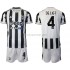 Juventus Voetbalshirt Matthijs de Ligt 4 Kleuters/Kids Thuis Tenue 2021-2022 Korte Mouw