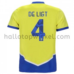 Juventus Voetbalshirt Matthijs de Ligt 4 Derde Tenue 2021-2022 Korte Mouw