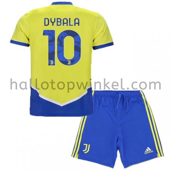 Juventus Voetbalshirt Paulo Dybala 10 Kleuters/Kids Derde Tenue 2021-2022 Korte Mouw
