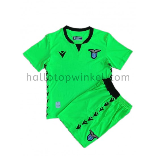 SS Lazio Voetbalshirt Doelman Kleuters/Kids Uit Tenue 2021-2022 Korte Mouw