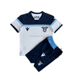SS Lazio Voetbalshirt Kleuters/Kids Uit Tenue 2021-2022 Korte Mouw