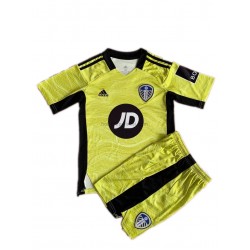 Leeds United Voetbalshirt Doelman Kleuters/Kids Derde Tenue 2021-2022 Korte Mouw