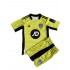 Leeds United Voetbalshirt Doelman Kleuters/Kids Derde Tenue 2021-2022 Korte Mouw