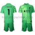 Liverpool Voetbalshirt Doelman Alisson Becker 1 Kleuters/Kids Thuis Tenue 2021-2022 Korte Mouw