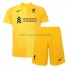 Liverpool Voetbalshirt Doelman Kleuters/Kids Uit Tenue 2021-2022 Korte Mouw