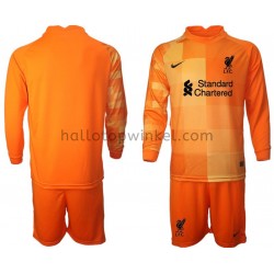 Liverpool Voetbalshirt Doelman Kleuters/Kids Vierde Tenue 2021-2022 Lange Mouw