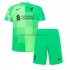 Liverpool Voetbalshirt Doelman Kleuters/Kids Thuis Tenue 2021-2022 Korte Mouw