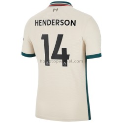 Liverpool Voetbalshirt Henderson 14 Uit Tenue 2021-2022 Korte Mouw