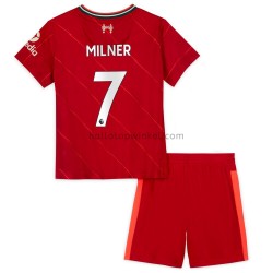 Liverpool Voetbalshirt James Milner 7 Kleuters/Kids Thuis Tenue 2021-2022 Korte Mouw