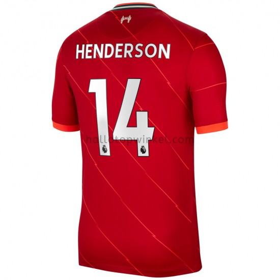 Liverpool Voetbalshirt Jordan Henderson 14 Thuis Tenue 2021-2022 Korte Mouw