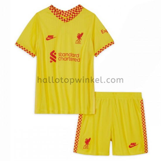 Liverpool Voetbalshirt Kleuters/Kids Derde Tenue 2021-2022 Korte Mouw