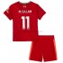 Liverpool Voetbalshirt M.Salah 11 Kleuters/Kids Thuis Tenue 2021-2022 Korte Mouw