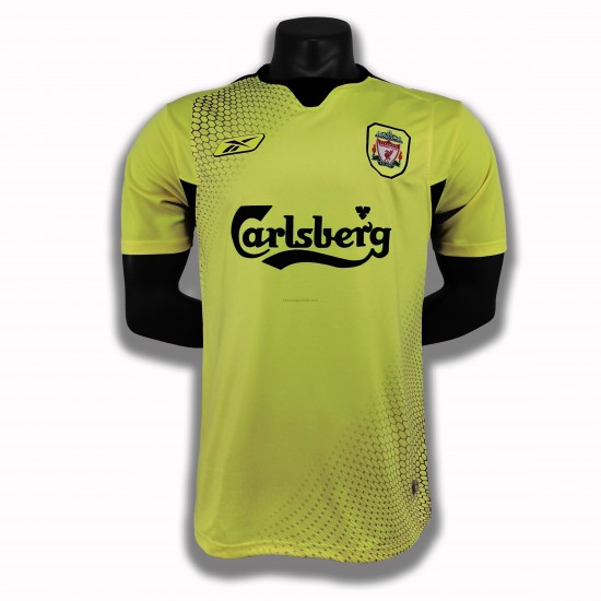 Liverpool Voetbalshirt Retro Uit Tenue 2004-2005 Korte Mouw