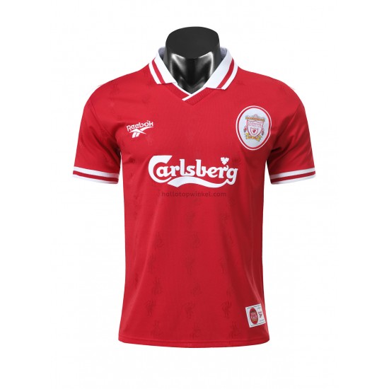 Liverpool Voetbalshirt Retro Thuis Tenue 1996-1997 Korte Mouw