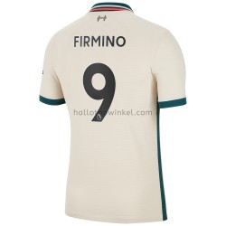 Liverpool Voetbalshirt Roberto Firmino 9 Uit Tenue 2021-2022 Korte Mouw