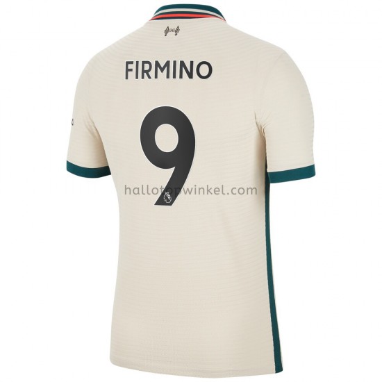 Liverpool Voetbalshirt Roberto Firmino 9 Uit Tenue 2021-2022 Korte Mouw