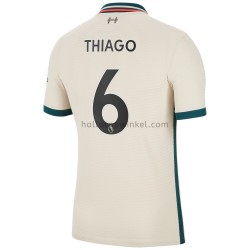 Liverpool Voetbalshirt Thiago Alcantara 6 Uit Tenue 2021-2022 Korte Mouw