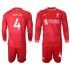 Liverpool Voetbalshirt VIRGIL 4 Kleuters/Kids Thuis Tenue 2021-2022 Lange Mouw