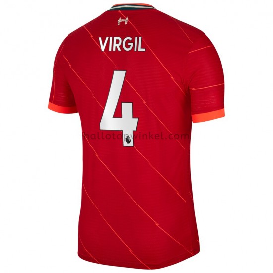 Liverpool Voetbalshirt Virgil Van Dijk 4 Thuis Tenue 2021-2022 Korte Mouw