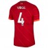 Liverpool Voetbalshirt Virgil Van Dijk 4 Thuis Tenue 2021-2022 Korte Mouw
