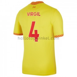 Liverpool Voetbalshirt Virgil van Dijk 4 Derde Tenue 2021-2022 Korte Mouw