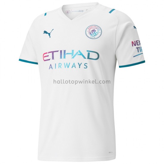 Manchester City Voetbalshirt Uit Tenue 2021-2022 Korte Mouw