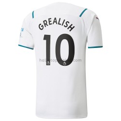 Manchester City Voetbalshirt Jack Grealish 10 Uit Tenue 2021-2022 Korte Mouw
