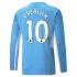 Manchester City Voetbalshirt Jack Grealish 10 Thuis Tenue 2021-2022 Lange Mouw