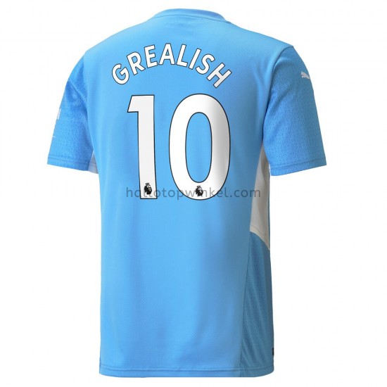 Manchester City Voetbalshirt Jack Grealish 10 Thuis Tenue 2021-2022 Korte Mouw