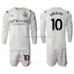 Manchester City Voetbalshirt Jack Grealish 10 Kleuters/Kids Uit Tenue 2021-2022 Lange Mouw