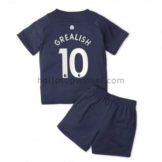 Manchester City Voetbalshirt Jack Grealish 10 Kleuters/Kids Derde Tenue 2021-2022 Korte Mouw